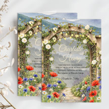 Jardim de Flores Silvestres Arbor Casamento Floral