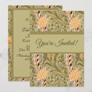 Convite Jardim de Narcisos Flor Clássica Bota William Morr