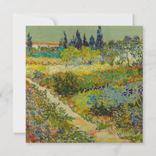 Convite Jardim de Vincent Van Gogh em Arles