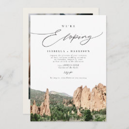 Convite JARDIM DO AMBIENTE DE montanha DOS DEUS