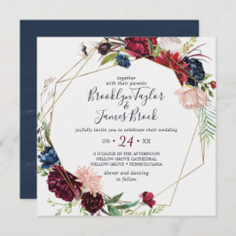 Convite Jardim do outono | Armamento Geométrico à Praça da