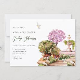 Convite Jardim estético aquarela