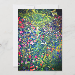 Convite Jardim Italiano Gustav Klimt