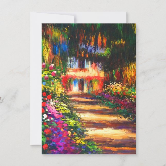 Convite Jardim Monet em Giverny (Frente)