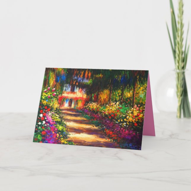 Convite Jardim Monet em Giverny (Frente)