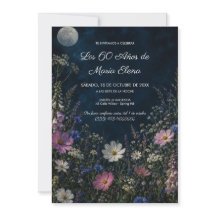 Jardim Noturno Floral Aniversário 60 Anos Mulher