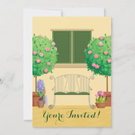 Convite Jardim Potente com Reunião da Família Bench