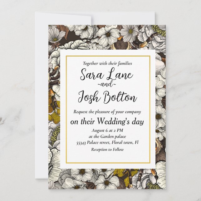 Convite Jardim Tarantula 2 (Frente)