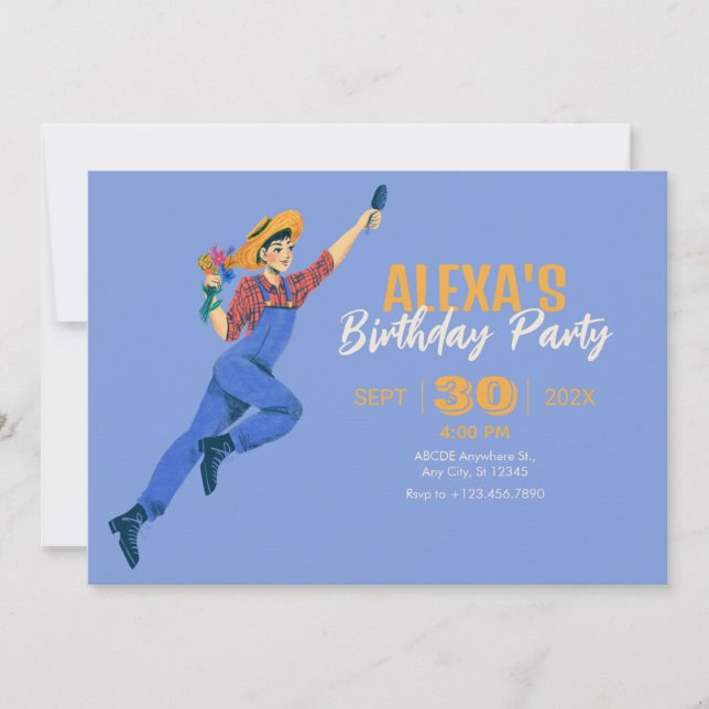 Convite Jardineira (Frente)