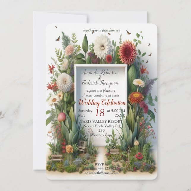 Convite Jardins e Edifícios ecológicos em Harmonia (Frente)