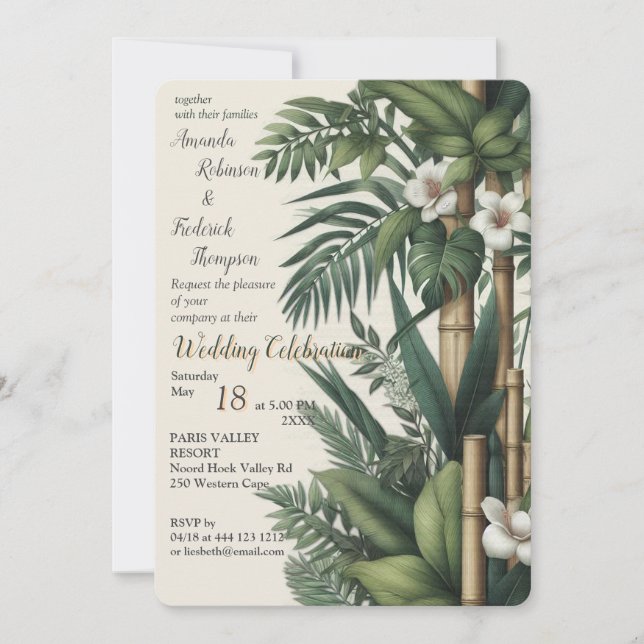 Convite Jardins e Edifícios ecológicos em Harmonia (Frente)