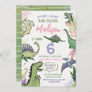 Convite Jazinho do Partido Dinossaur