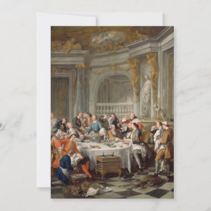 Convite Jean François de Troy - O Almoço dos Ostros
