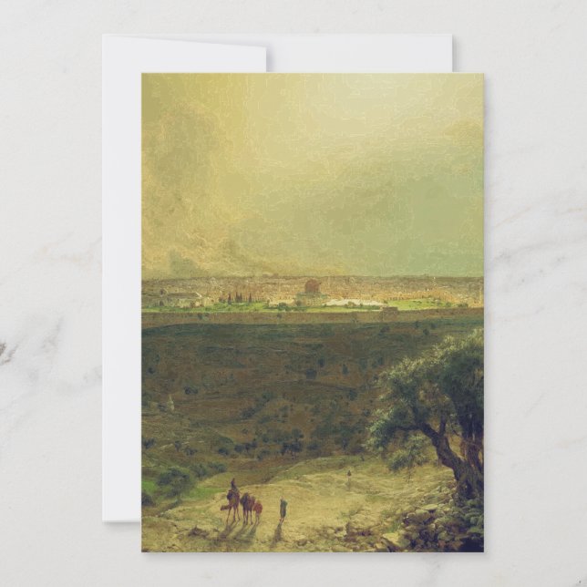 Convite Jerusalém do Monte das Oliveiras (Frente)