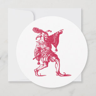 Convite Jester Shakespeare