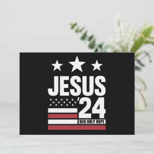 Convite Jesus Cristo 2024 Presidente EUA Eleição Política