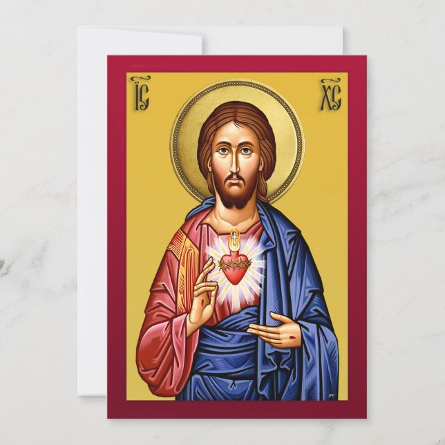 Convite Jesus Cristo filho de Deus novo (Frente)