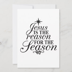 Convite Jesus É A Razão Do Natal Da Época