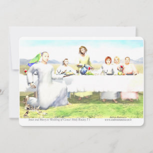 Convite Jesus e Maria no Casamento de Caná