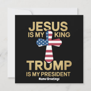 Convite Jesus É Meu Rei, Trump É Meu Presidente