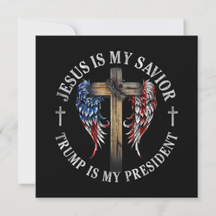 Convite Jesus É Meu Salvador Trump É Meu Presidente 2024 E