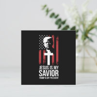 Jesus É Meu Salvador Trump É Meu Presidente Trump