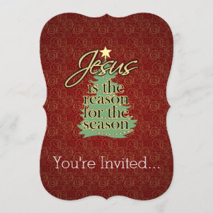 Convite Jesus é o Natal do cristão da razão