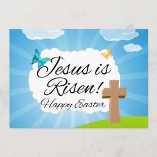 Convite Jesus é Risen, Páscoa cristã