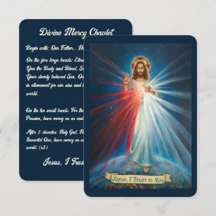 Convite Jesus, Eu Confio em Ti, Coroa da Divina Misericórd