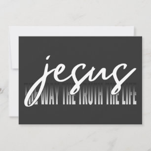 Convite Jesus O Caminho A Verdade A Vida