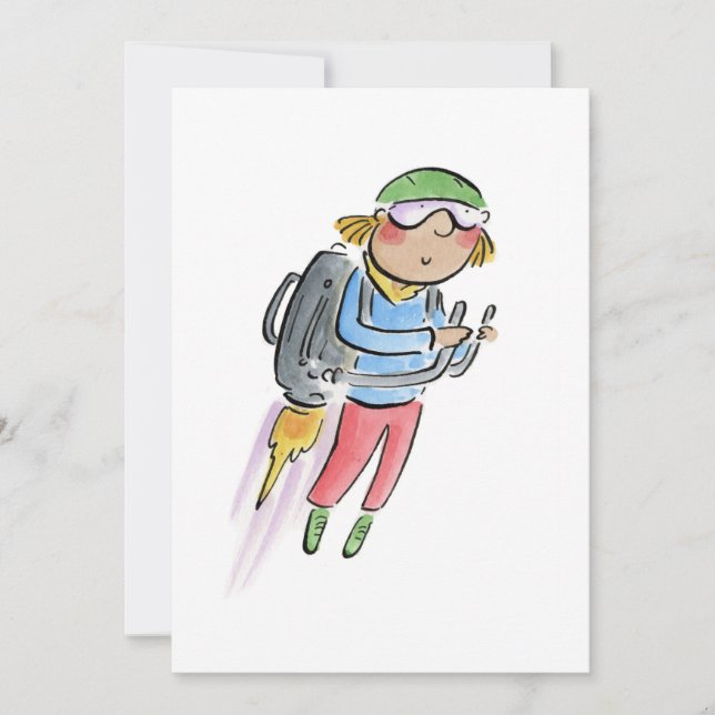 Convite Jet Pack (Frente)