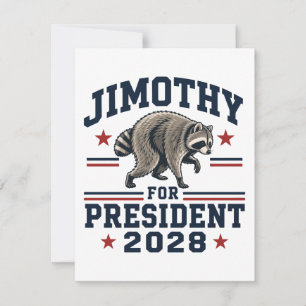 Convite Jimothy para presidente 2028