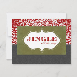 Convite Jingle All Way Invtions