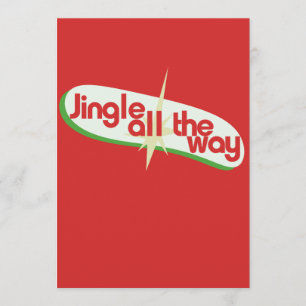 Convite Jingle até o Natal retrô