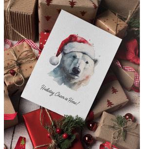 Convite Jingle Bear Joy, personalizado