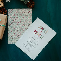 Jingle e Mingle de Natal Festivo Colorida