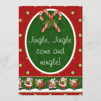 Convite Jingle, Jingle venha e se misture!Festa de Natal