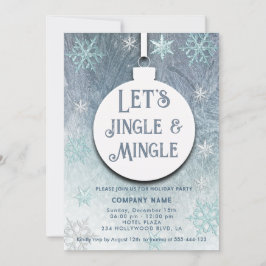 Convite Jingle & mingle Winter wonderland party