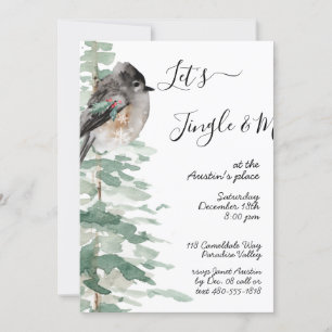 Convite Jingle Mingle Woodland Tree & Bird Party