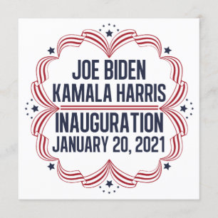 Convite Joe Biden Kamala Harris Inauguração 2021