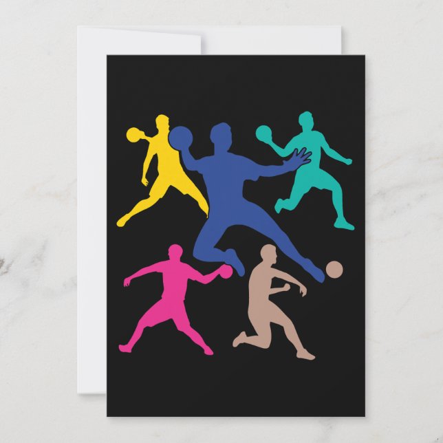 Convite Jogador de bola de dodgeball para homens Gaga Ball (Frente)