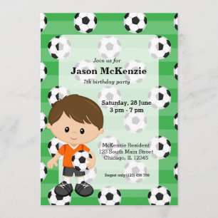 Convite Jogador de futebol