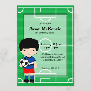Convite Jogador de futebol