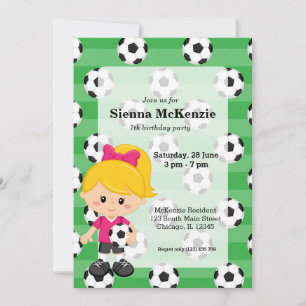 Convite Jogador de futebol