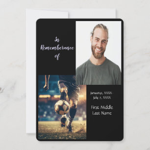 Convite Jogador de Futebol Convidado pelo Serviço Memorial