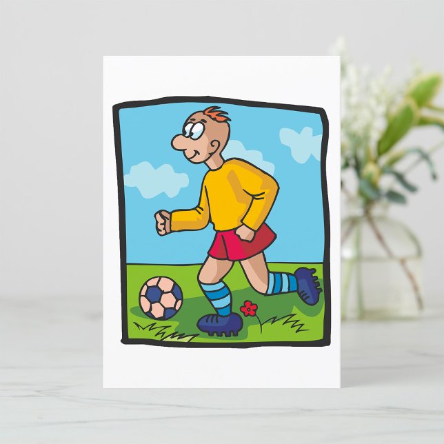 Convite Jogador de futebol estudante (Criador carregado)