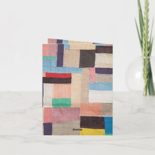 Convite Jogakbo, costura manual feita com Mosi (Ramie)