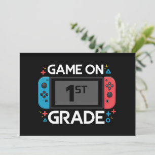Convite Jogo Ativado 1ª Série Volta às Aulas Gamer Diverti