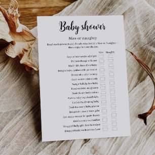Convite Jogo Baby Shower Bonzinho ou Malvado, Jogo Diverti