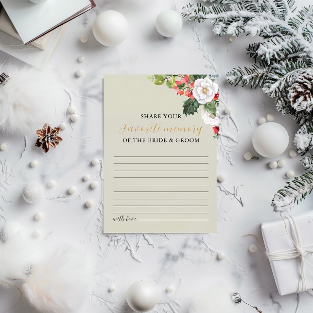 Convite Jogo da Memória Favorita do inverno de Natal (Criador carregado)